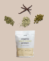 Proteína vegetal orgánica de vainilla
