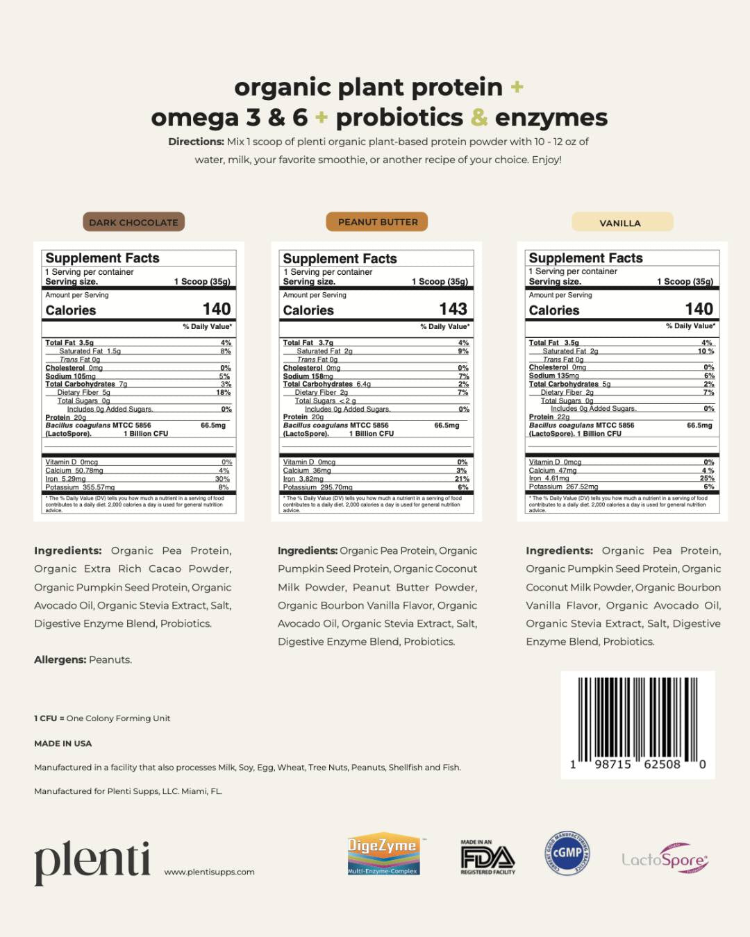 Plant-based protein on-the-go: 9 Packs