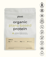Proteína vegetal orgánica de vainilla