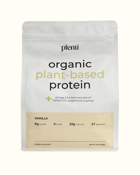 Organic plant-based protein