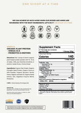 Organic plant-based protein | 2lbs (27 servings)
