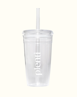 plenti BPA-Free Reusable Cup with Straw - 16oz (aprox. 450 ml)