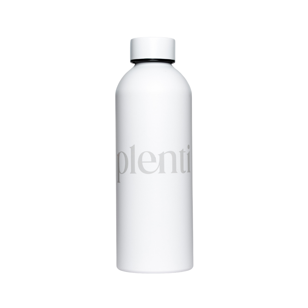 Water Bottle - White 25oz